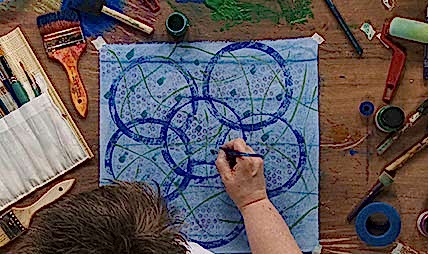 Художник росписи по ткани